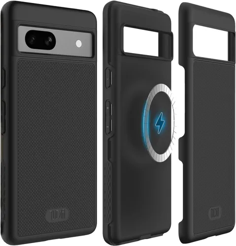 Vista 24 de TUDIA MergeGrip [Compatible con Magsafe] Funda para Google Pixel 7a 2023, [Probada contra caídas de grado militar] Borde elevado para protección