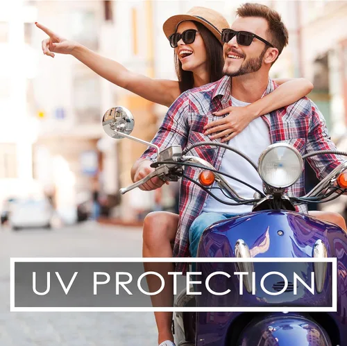 Vista 5 de proSPORT Gafas de lectura tintadas para lectores de gafas de sol semi sin montura cuadrada para hombres y mujeres, no bifocales