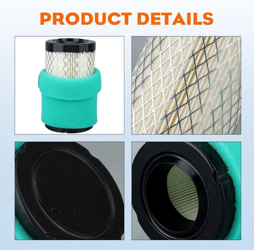 Vista 8 de Hipa 22 083 01-S 22 883 01-S1 Filtro de aire para Cub Cadet XT1 LT42 Kohler 5400 Series KS530-595 17 18 19 19.5HP Motor de cortacésped Reemplazo