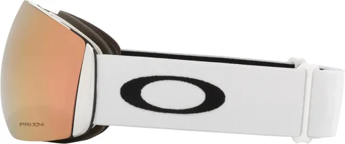 Vista 2 de Oakley Cubierta de vuelo blanco mate con oro rosa Prizm, grande