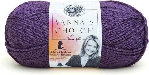Vista 65 de Lion Brand Yarn (1 madeja) Hilo Vanna's Choice, mármol gris