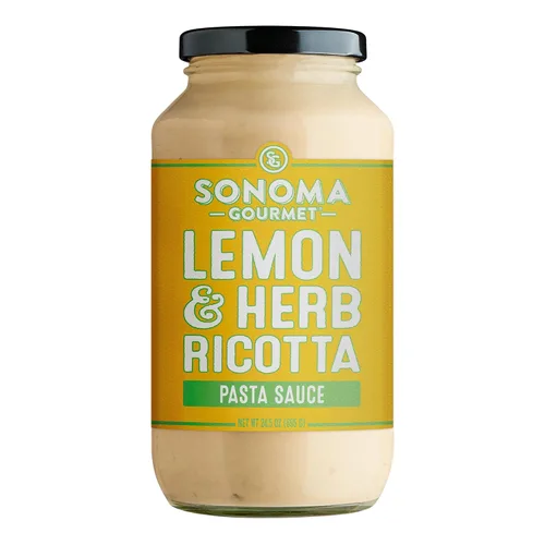 Vista 7 de Sonoma Gourmet Paquete variado de salsa de pasta, 6 sabores: ricotta de hierbas de limón, crema de vodka, pesto de col rizada, tomate parmesano