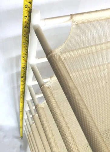 Vista 5 de HORTIPOTS Rejilla de secado de hierbas de 8 capas de red de secado cuadrado de 28 x 28 pulgadas para secar ropa de lavandería o curar plantas como