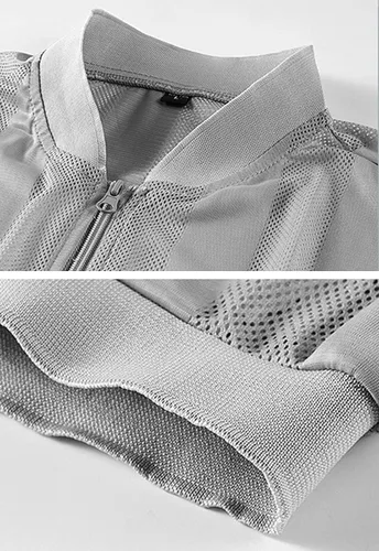 Vista 5 de Flygo Chaleco casual de verano para hombre, ligero, transpirable, malla transpirable y con cremallera
