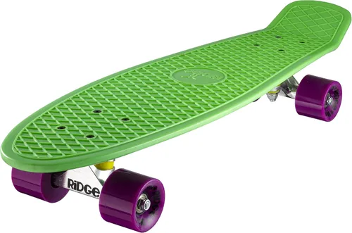 Vista 20 de Ridge Outdoors Ridge Skateboards Big Brother Large Retro Cruiser Black-Clear Green