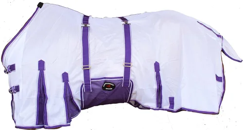 Vista 7 de CHALLENGER 60" Caballo Malla Ligero Transpirable Verano Primavera Hoja Bellyband 73437