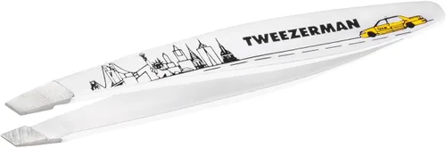 Vista 10 de Tweezerman Magic All Around Mini Pinzas Inclinadas - Pinzas para cejas, pinzas de viaje para cejas, vello facial