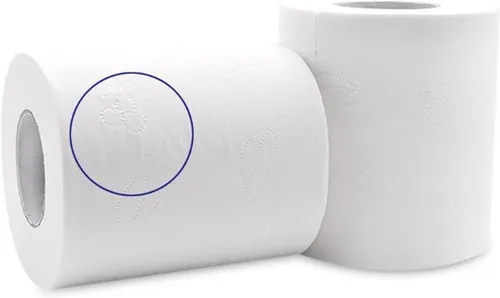Vista 5 de Rollo de papel 10/12, hogar hogar 4 capas baño rollo de papel higiénico papel higiénico envío gota (color : 10 rollos)