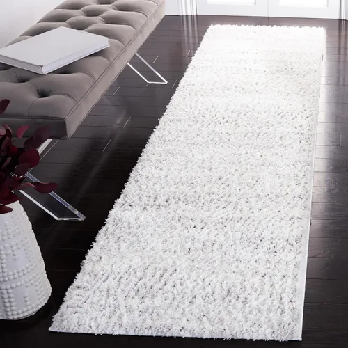 Vista 13 de SAFAVIEH Berber Shag Collection - Tapete para pasillo, 2 x 6 pies, color gris y marfil, diseño moderno, no desprende pelusa y de fácil cuidado, 1.2