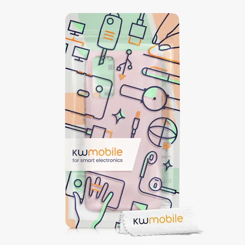Vista 7 de kwmobile Funda compatible con Samsung Galaxy S20 FE - Funda protectora de silicona TPU suave y delgada - Rosa vintage