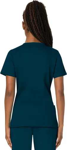Vista 2 de Workwear Revolution Mujeres Scrubs Top V-cuello WW620