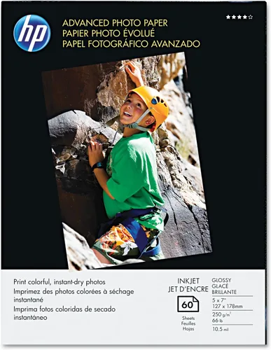 Vista 11 de Papel fotográfico HP Advanced, brillante, 4x6 pulgadas, 100 hojas.