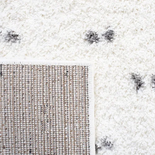 Vista 7 de SAFAVIEH Berber Shag Collection - Alfombra para pasillo, 2 pies 2 pulgadas x 9 pies, diseño de puntos, no desprende pelusa y de fácil cuidado, 1.2