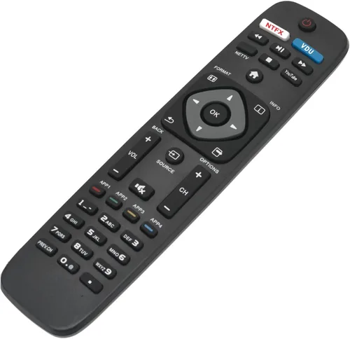 Vista 2 de Nuevo reemplazo remoto apto para Philips Smart TV NH500U NH500UW NH503UP 55PFL5602 50PFL5602 43PFL5602 75PFL6601 32PFL4902 40PFL4901 43PFL4901