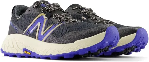 Vista 4 de New Balance - Zapatos de senderismo Fresh Foam X Hierro V7 para mujer negro/azul marino