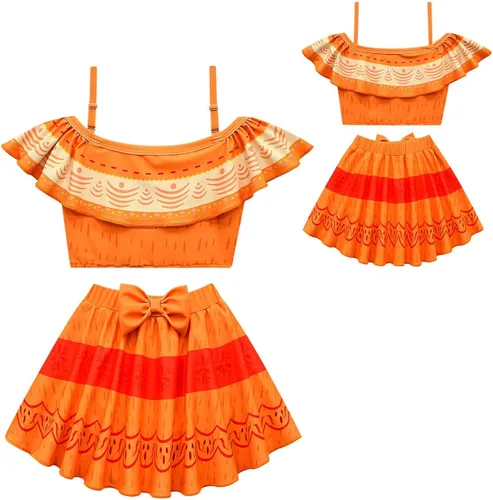 Vista 5 de Antbutler Encant - Traje de baño de dos piezas para niñas Mirabel Isabella Pepa Dolores