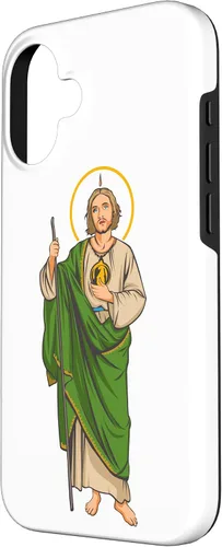 Vista 2 de Funda para iPhone 16 San Judas Tadeo. Santo De Las Causas Difícil