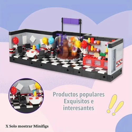 Vista 3 de Five Nights Stage Building Blocks Toys Set