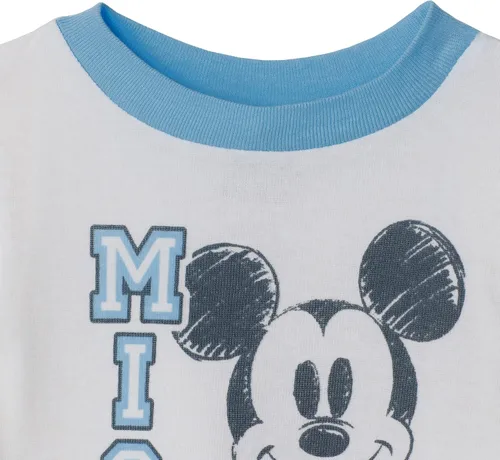 Vista 11 de Disney Pijama de algodón de 4 piezas de Mickey Mouse para bebé niño