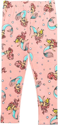 Vista 5 de Disney Minnie Mouse Princess Ariel Frozen Little Mermaid T-Shirt Leggings and Scrunchie 3 Piece Outfit Set Infant to Big Kid