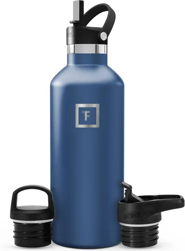 Vista 69 de IRON °FLASK Botella de agua de boca estrecha de 24 onzas con boquilla Aurora
