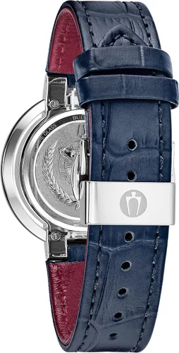 Vista 3 de Bulova 96P196 - Reloj analógico de cuarzo para mujer (correa de piel)