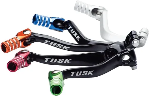 Vista 3 de Tusk Palanca de cambios plegable punta negra/naranja - Compatible con: KTM 250 XC 2006-2016