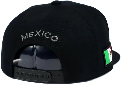 Vista 4 de Gorra de béisbol con logotipo federal del estado de México bordada con tapa plana