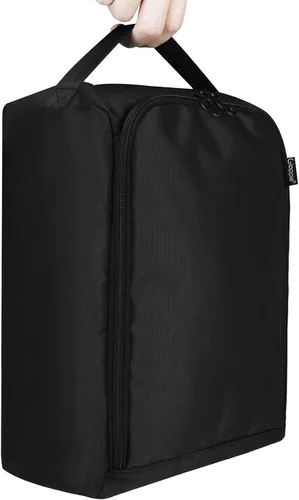 Vista 4 de Gloppie Bolsas para zapatos de viaje, bolsa de almacenamiento grande portátil para zapatos para hombres y mujeres, organizador de zapatos, cubos
