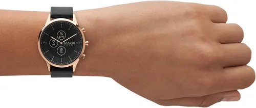 Vista 6 de Skagen Jorn - Reloj inteligente híbrido Gen 6 de 1496in con Alexa integrado frecuencia cardíaca oxígeno en sangre y notificaciones de teléfono
