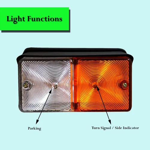 Vista 5 de Conjunto de luces intermitentes intermitentes intermitentes de 12 V para Case IH Fiat Ford New Holland Tractor D3NN13405B D3NN13N13N32