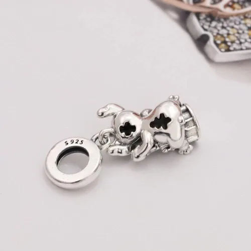 Vista 4 de Ouroyea Charm 925 Sterling Silver Pendant,Girl Jewelry Beads Gifts for Women Bracelet&Necklace