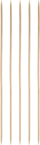 Vista 30 de Harfington - 5 piezas de agujas de tejer de bambú de doble punta, tamaño US 1 (2.25 mm), carbonizadas, 7.9 pulgadas (20 cm) rectas para tejer a