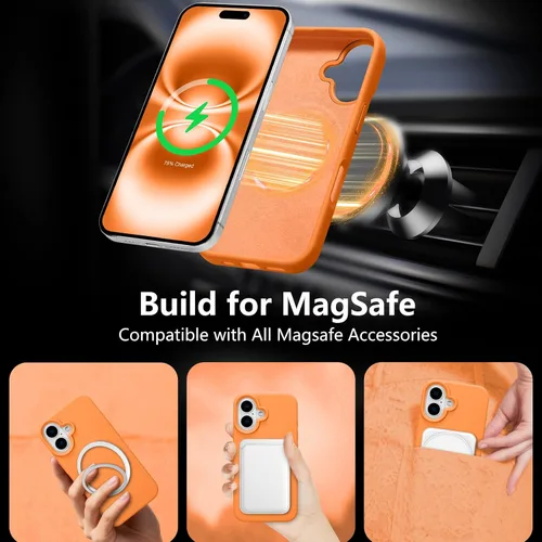 Vista 253 de Funda magnética de silicona para iPhone 13 Pro, color blanco antiguo [Compatible con Magsafe] [Forro de microfibra suave antiarañazos], funda