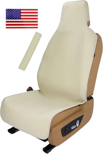 Vista 11 de VSHIELD Funda impermeable para asiento de coche de neopreno, protector de asiento antideslizante y a prueba de sudor, ajuste universal para asiento