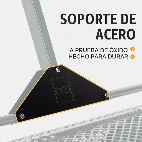 Vista 5 de Best Choice Products Esparcidor de compost, esparcidor de musgo de turba de 24 pulgadas, esparcidor de césped y suelo de acero resistente