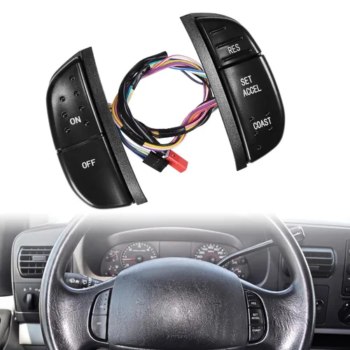 Vista 8 de HUSUKU Interruptor de crucero del volante para Hyundai Tucson 2015-2019