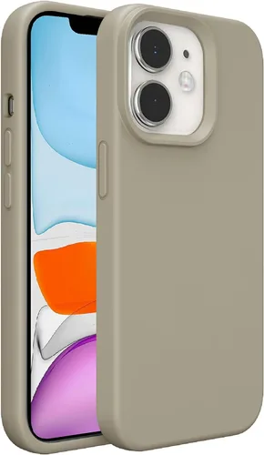 Vista 52 de Funda de silicona prémium para iPhone SE/8/7, con forro de microfibra suave antiarañazos, a prueba de golpes, color negro, iPhone SE/8/7