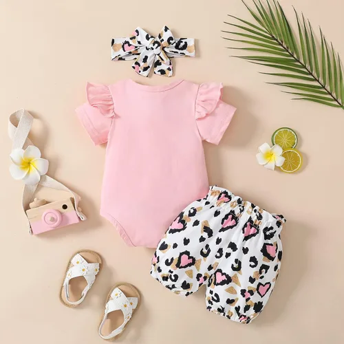 Vista 2 de MIEKISA Ropa de bebé para niñas y pantalones cortos