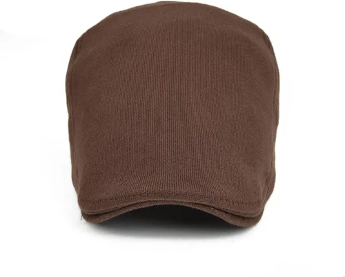 Vista 46 de VOBOOM Hombres Newsboy Cap Algodón Flat Ivy Gatsby Driving Hat