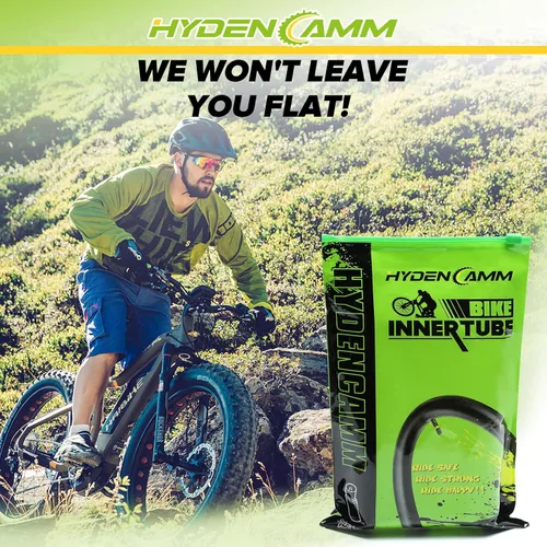 Vista 7 de 1/2/4 Pack 20x4 26x4.0 Fat Bike Tube with AV 32mm Schrader Valve, Premium Butyl Rubber Fat Tire Bike Tubes with Tire Levers, 20, 26x3.5-4.5 Bike