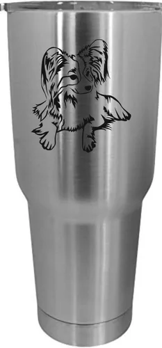 Vista 439 de Cairn Terrier - Vaso grabado con temática de perro, 30 onzas