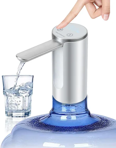 Vista 12 de Electric Water Bottle Pump Rechargeable Water Dispenser Autofolding Spout Smart Portable USB Charging for Kitchen Office Home Camping Bedroom