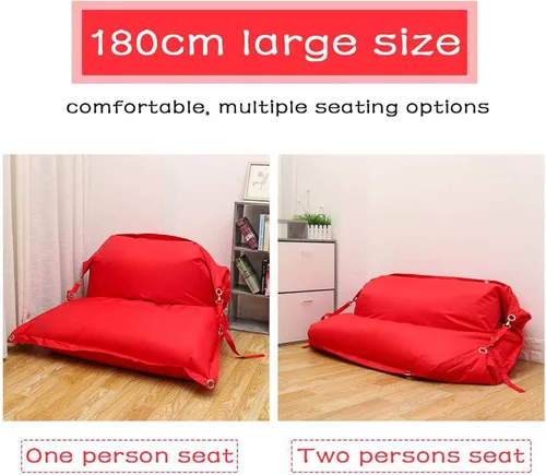 Vista 4 de Funda para sofá 420D, impermeable, tela Oxford, para tumbonas, puf, sofás, tatami, hogar, camping, almacenamiento al aire libre, funda para silla