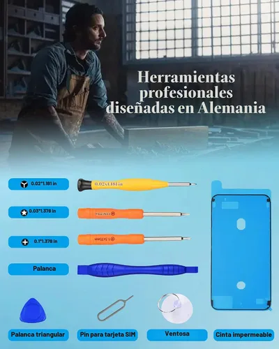 Vista 6 de Ayake - Reemplazo de pantalla para iPhone XR, pantalla LCD FHD de 6.1 pulgadas y pantalla digitalizadora táctil, tono real programable, restos