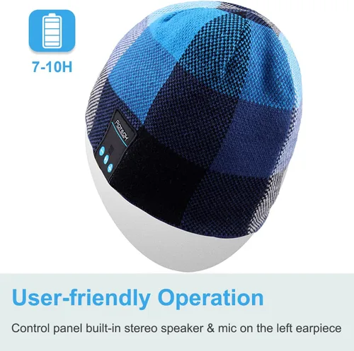 Vista 89 de Rotibox - Gorro inalámbrico con Bluetooth para deportes al aire libre, regalo de Navidad.