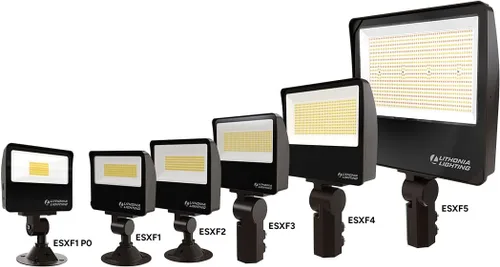 Vista 11 de Lithonia Lighting ESXF1 ALO SWW2 KY DDB M2 Luz LED exterior con interruptor, montaje en nudillo o yugo, bronce