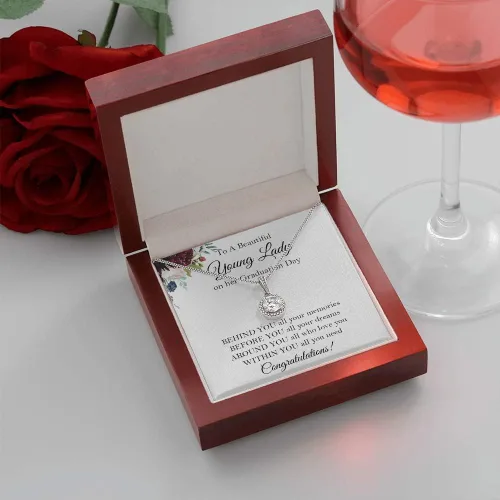 Vista 2 de Graduation Necklace For Her 2023 - Graduation Necklace 2019 For Women, Cadenas De Plata 925 Para Mujer, Regalos Para Graduacion 2023, Initial Gifts