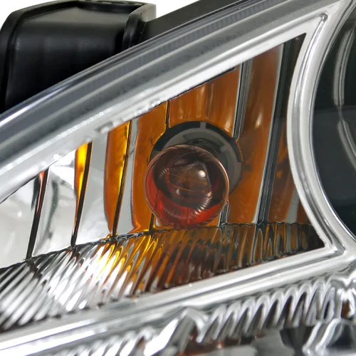 Vista 6 de SPEC-D TUNING Faros LED de proyector de cromo estilo compatible con Hyundai Genesis 2010-2012 de 2 puertas Coupé, conjunto de faros izquierdo +
