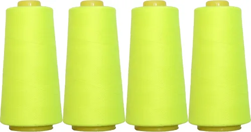 Vista 34 de Threadart Hilo Serger - Costura Poliéster - 2750 Yard Cono 40/2 - Aguamarina Polyester serger thread for overlock sewing, seams and garment